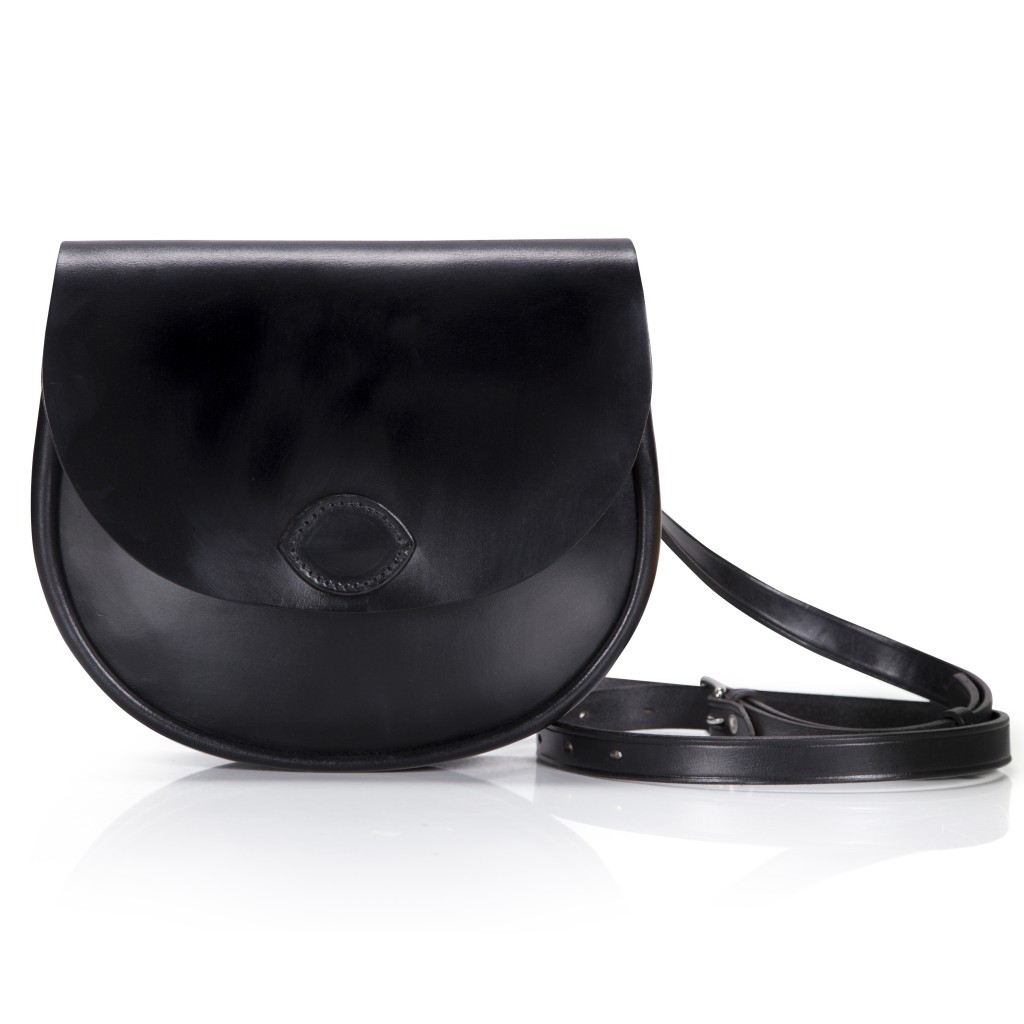 Jura Black Leather Saddle Bag Women s Handbags Scotland
